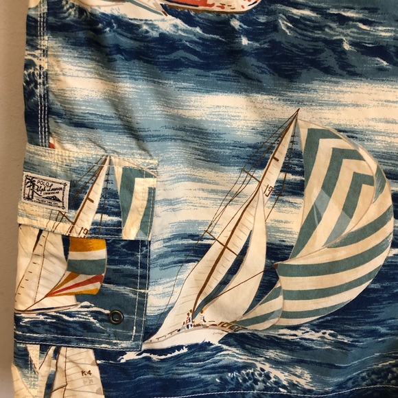 Polo by Ralph Lauren Men Sz 4LT Swim Trunks - Picture 11 of 12